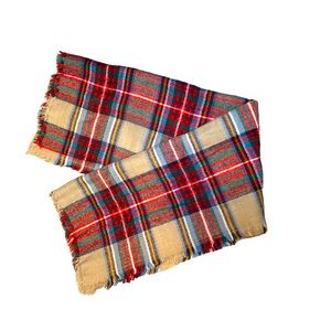 Plaid Blanket Scarf